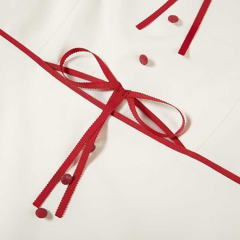 Summer Chic Botton Camisole Dresses for Women Fashion Sweet Fresh Bandage Elegant Office Lady Vestidos 210525