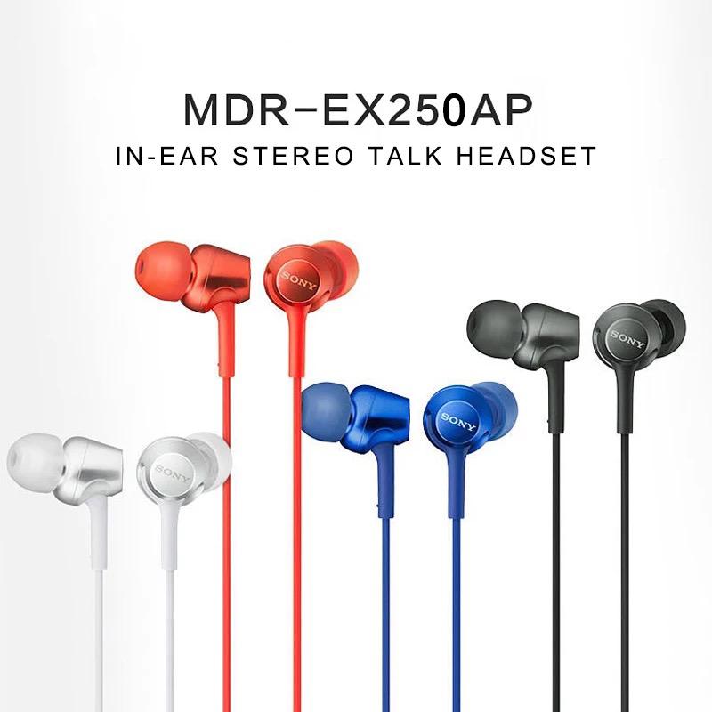 Headphones & Earphones Original SONY MDR-EX250AP Earphones, 3.5mm Wired Music Smartphone Hands Free With Microphone
Headphones & Earphones Original SONY MDR-EX250AP Earphones, 3.5mm Wired Music Smartphone Hands Free With Microphone