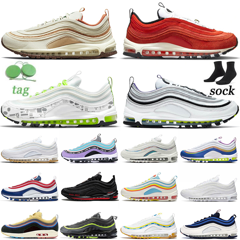 cushions 97s mens women running shoes big size 12 triple black white Kaomoji Reflective MSCHF Lil Nas X Satan Cork Sean Wotherspoon Silver B
cushions 97s mens women running shoes big size 12 triple black white Kaomoji Reflective MSCHF Lil Nas X Satan Cork Sean Wotherspoon Silver B