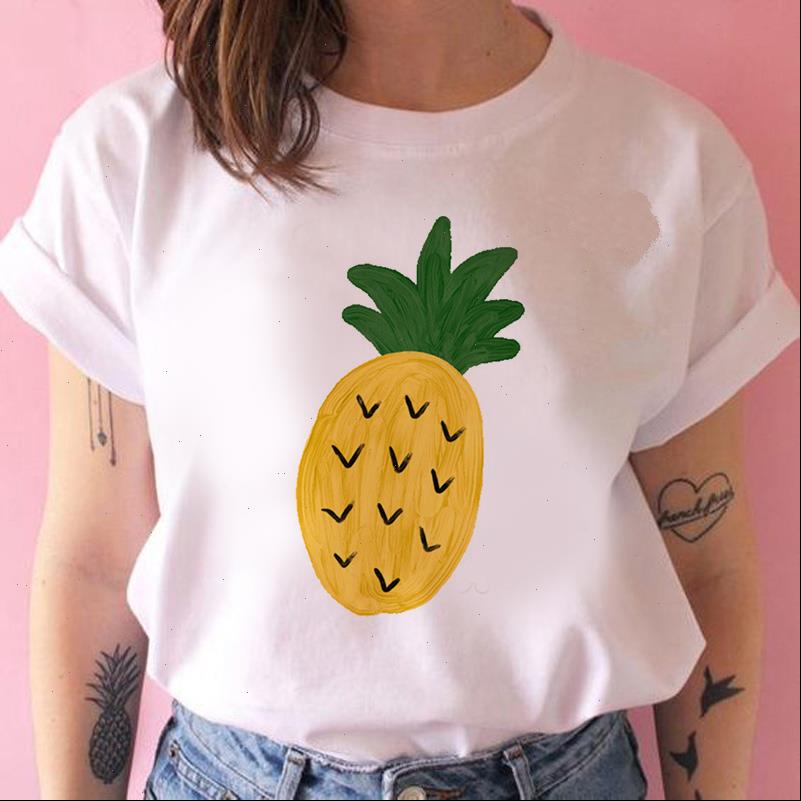 Women T Shirts shirt Female graphic watermelon pineapple print Summer Fruit short sleeved ladies top Harajuku, White
Women T Shirts shirt Female graphic watermelon pineapple print Summer Fruit short sleeved ladies top Harajuku, White
