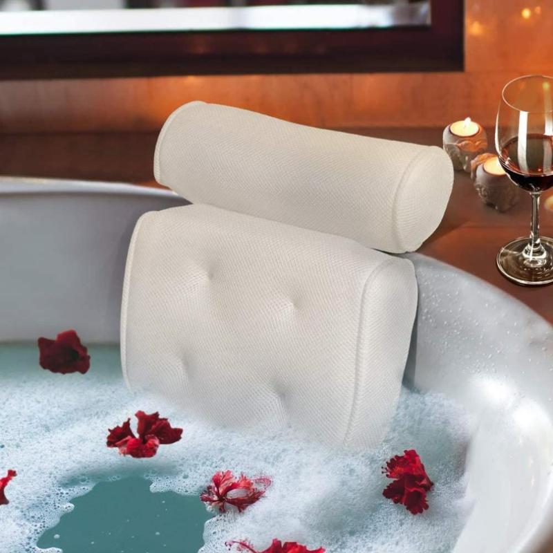 Seat Cushions Breathable 3D Mesh Bath Cushion Pillow With Suction Cups For Head And Neck Home
Seat Cushions Breathable 3D Mesh Bath Cushion Pillow With Suction Cups For Head And Neck Home