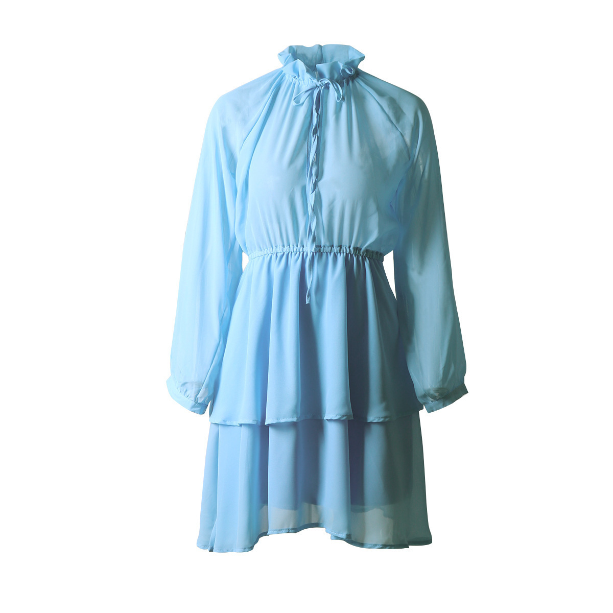 Paris Girl Summer Turtleneck See Through Sexy Lace Long Sleeve Chiffon Bandage Dress Women Elegant Casual Ruffles Lades Party 210524, Green
Paris Girl Summer Turtleneck See Through Sexy Lace Long Sleeve Chiffon Bandage Dress Women Elegant Casual Ruffles Lades Party 210524, Green