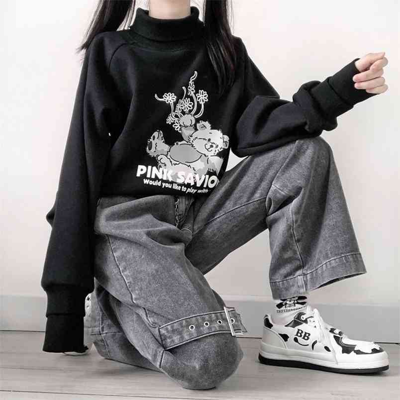 High Waist Loose Wide Leg Jeans Women Plus Size Fashionable Casual Straight Pants Mom Vintage Washed Boyfriend 210708
High Waist Loose Wide Leg Jeans Women Plus Size Fashionable Casual Straight Pants Mom Vintage Washed Boyfriend 210708