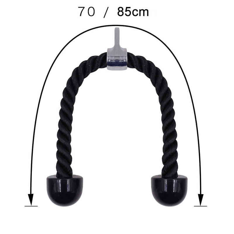 Gym Triceps Rope Pull Down Cable Tricep Pulldown Workout Shoulder Biceps Exercise Home Fitness Strength Training Equipment 220111