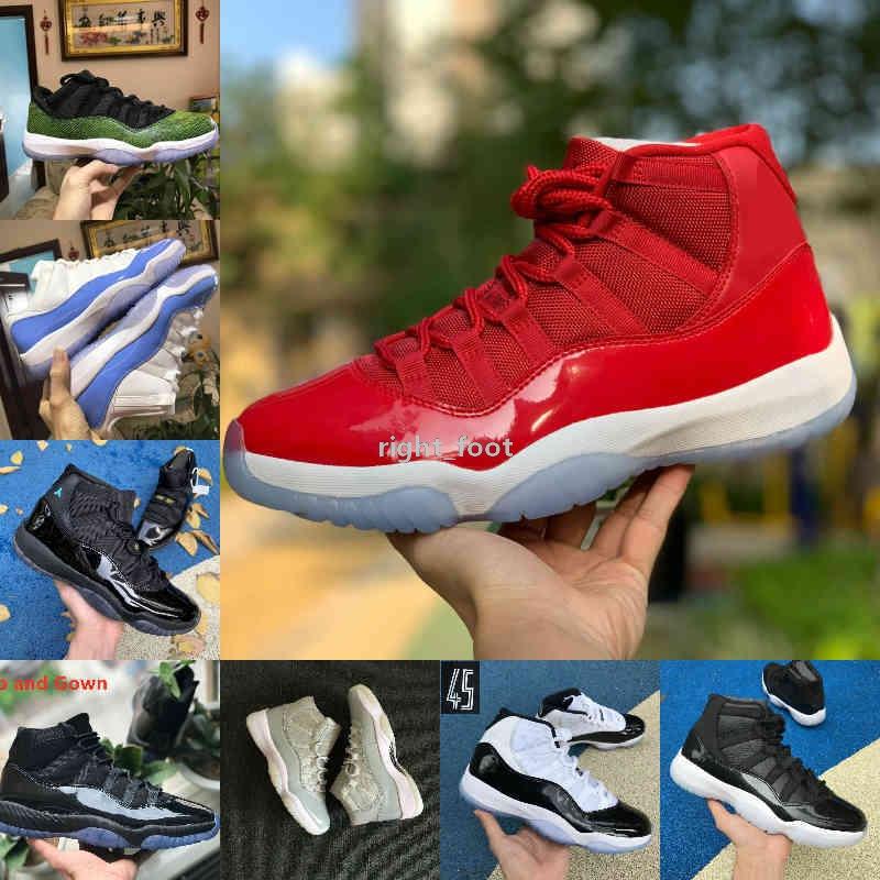 Sale New Bred 11s 11 Men Women Basketball Shoes Concord 45 Win Like Platinum Tint Cherry Cap And Gown Space Jam Designer Shoes Sport, Y003
Sale New Bred 11s 11 Men Women Basketball Shoes Concord 45 Win Like Platinum Tint Cherry Cap And Gown Space Jam Designer Shoes Sport, Y003