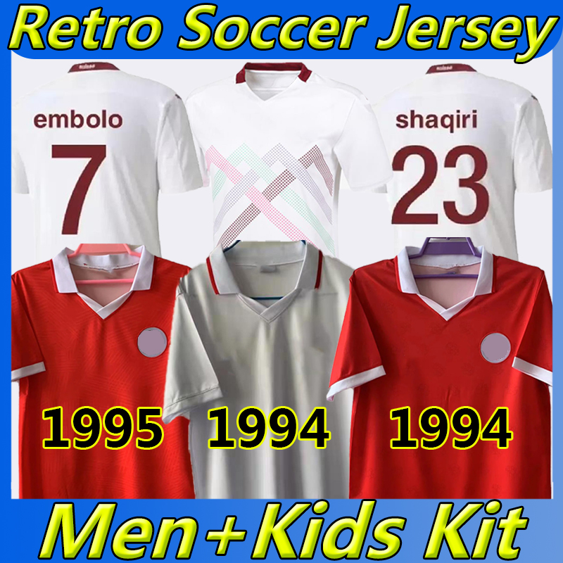Retro Switzerland soccer jerseys national team football shirts 1994 1995 Home Away AKANJI SHAQIRI EMBOLO SEFEROVIC ZAKARIA ELVEDI FREULER VARGAS men+kids kit, Rushi 1995 home
Retro Switzerland soccer jerseys national team football shirts 1994 1995 Home Away AKANJI SHAQIRI EMBOLO SEFEROVIC ZAKARIA ELVEDI FREULER VARGAS men+kids kit, Rushi 1995 home