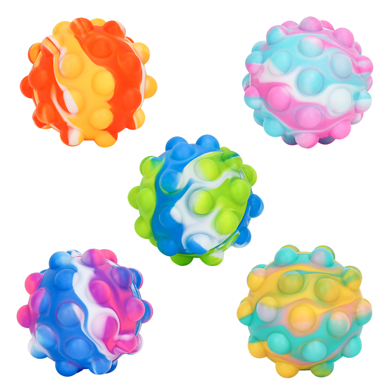 3D Fidget Toy Sensory Stress Ball Bubble Balls Hand Exercise Anxiety Relief Focus Squeeze Toys for Girls Kids Toddlers Autism ADHD and More, 2022 New Design
3D Fidget Toy Sensory Stress Ball Bubble Balls Hand Exercise Anxiety Relief Focus Squeeze Toys for Girls Kids Toddlers Autism ADHD and More, 2022 New Design