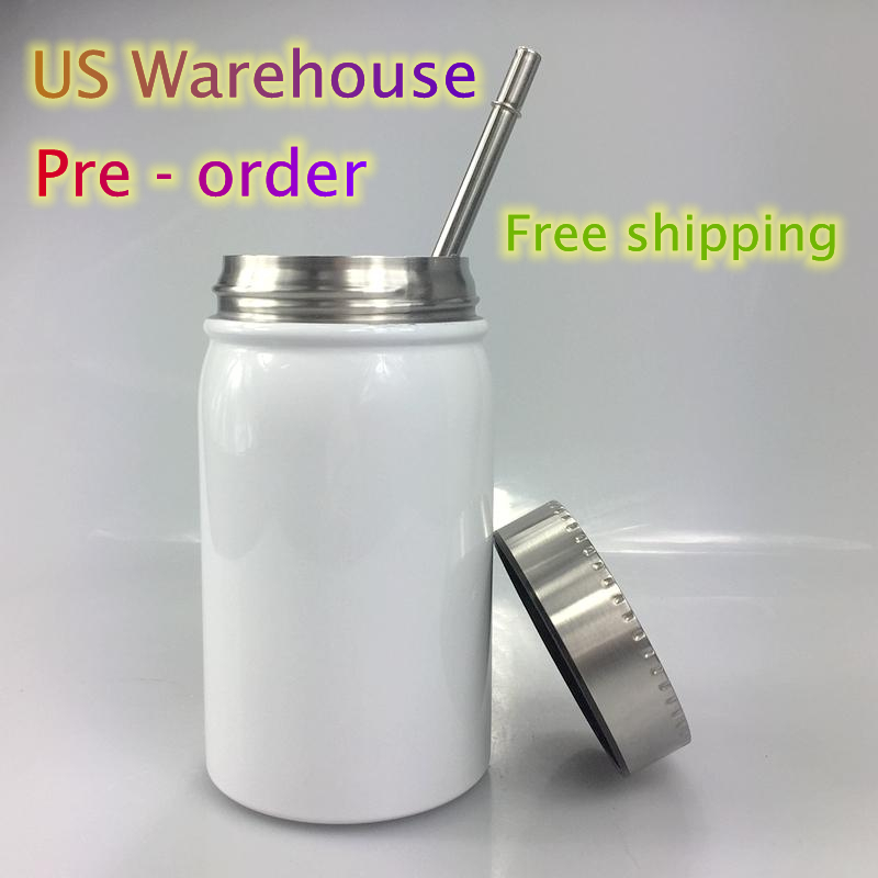 US Warehouse Sublimation Mason Jar Tumblers 500ml Double Wall Coffee Mugs 17oz Beer Juice Cans DIY Water Bottle Stemless Tumbler with Lid and Straw preorder, White 17oz (50pcs per carton)
US Warehouse Sublimation Mason Jar Tumblers 500ml Double Wall Coffee Mugs 17oz Beer Juice Cans DIY Water Bottle Stemless Tumbler with Lid and Straw preorder, White 17oz (50pcs per carton)