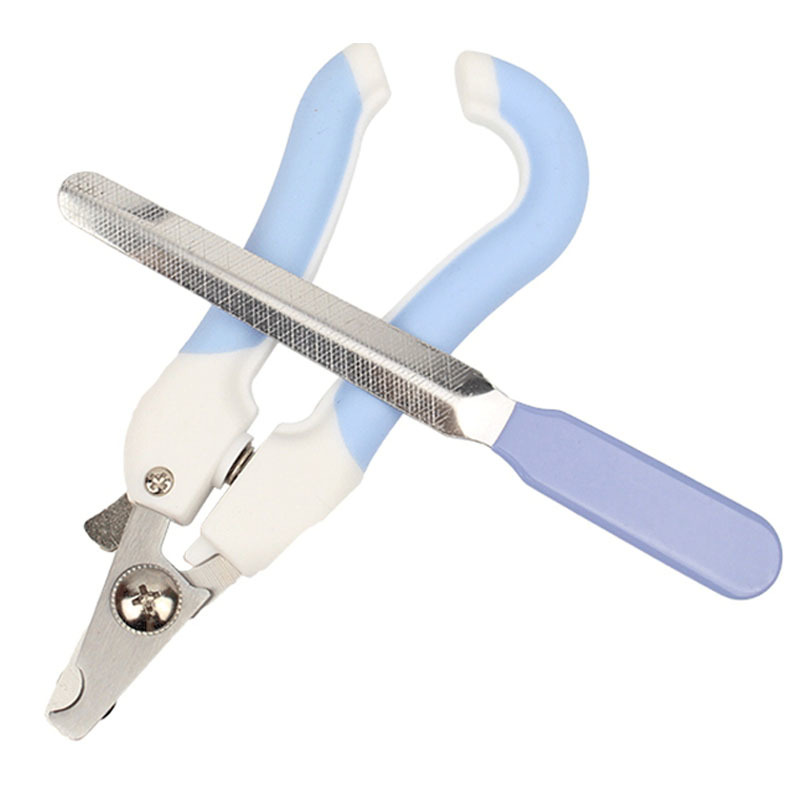 Nail File Claw Cutters Animal Trimmers Pet Nail Clipper Pet Accessories Pet Grooming Scissors 2pcs/Set Dog Cats Supplies