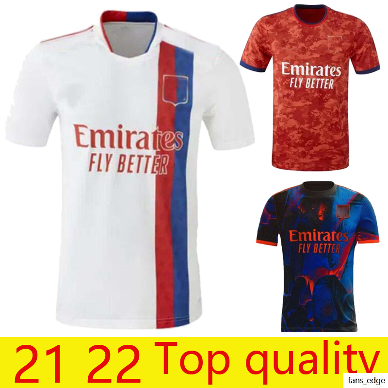 Thai quality Olympique Lyonnais Lyon soccer jersey MAILLOT DE FOOT 2021 2022 OL Mendes DENBELE L.Paquetá AOUAR TRAORE CHERKI BRUNO football
Thai quality Olympique Lyonnais Lyon soccer jersey MAILLOT DE FOOT 2021 2022 OL Mendes DENBELE L.Paquetá AOUAR TRAORE CHERKI BRUNO football