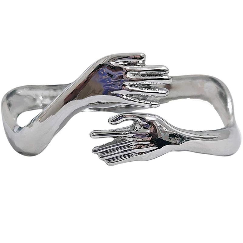 Bangle Creative Romantic Love Hug Hand Bracelet For Women Forever Couple Jewelry OpeningCuff Adjustable Fashion
Bangle Creative Romantic Love Hug Hand Bracelet For Women Forever Couple Jewelry OpeningCuff Adjustable Fashion