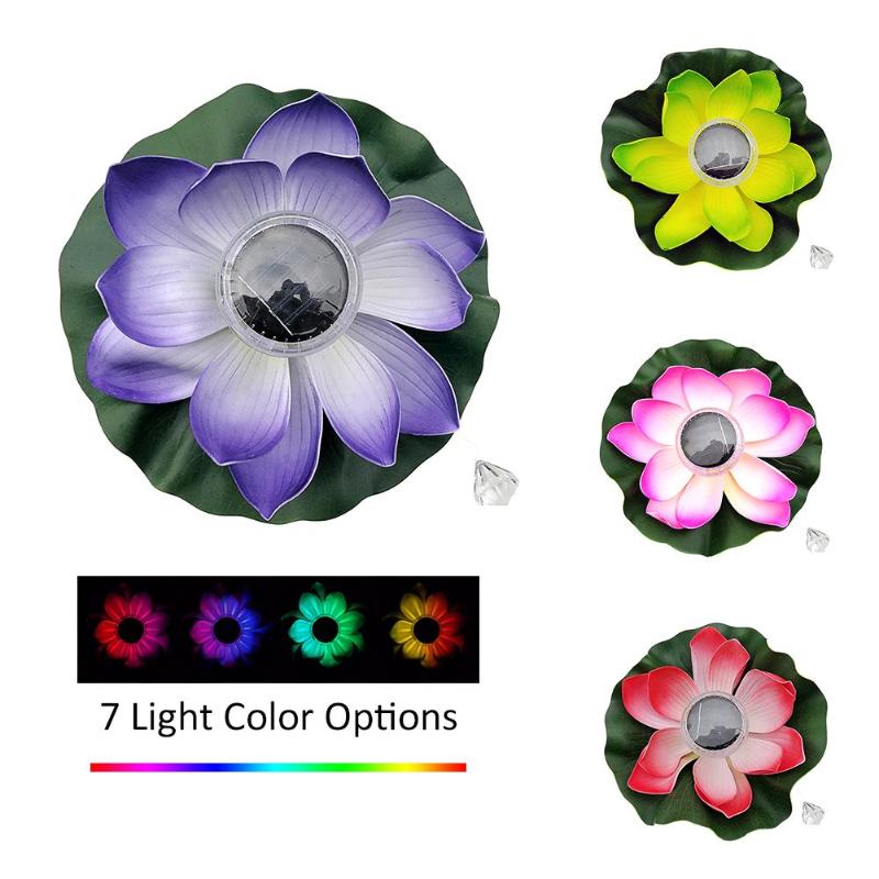 Floating Solar Lotus Lantern LED Wishing Light Colorful Pond Decoration For Water Fountain Garden Decorations
Floating Solar Lotus Lantern LED Wishing Light Colorful Pond Decoration For Water Fountain Garden Decorations