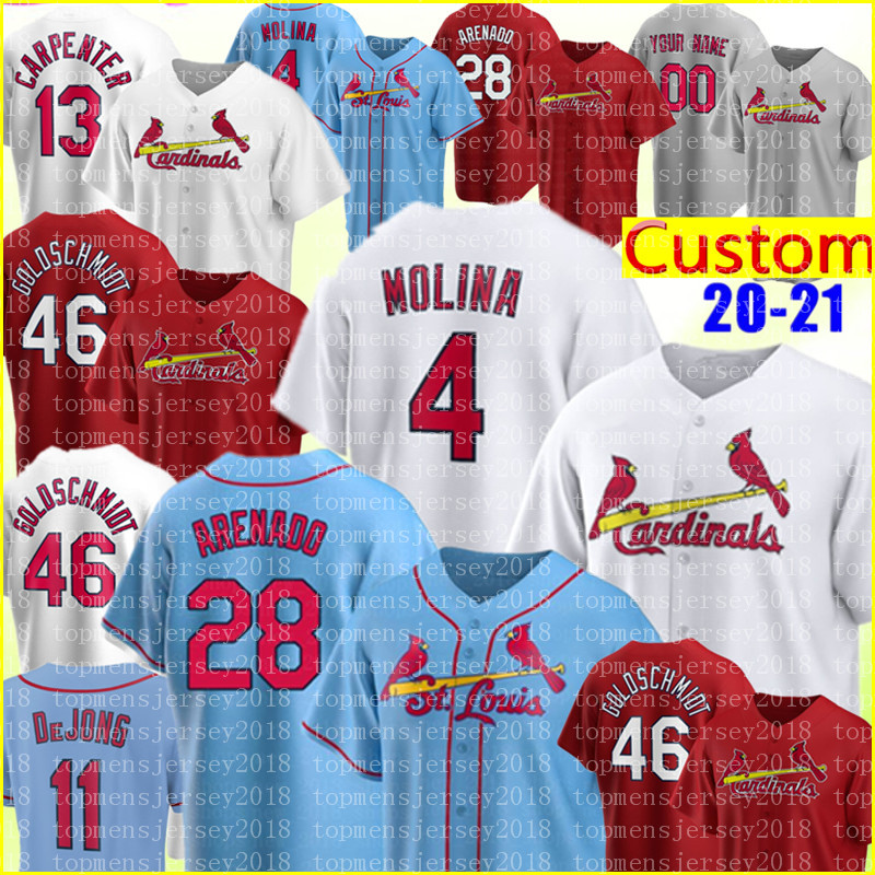 4 Yadier Molina 28 Nolan Arenado Jersey St. 46 Paul Goldschmidt DeJong 13 Matt Carpenter Louis 1 Ozzie Smith Baseball Jerseys Mark McGwire Genesis Cabrera John Brebbia, Women {s-xxl}
4 Yadier Molina 28 Nolan Arenado Jersey St. 46 Paul Goldschmidt DeJong 13 Matt Carpenter Louis 1 Ozzie Smith Baseball Jerseys Mark McGwire Genesis Cabrera John Brebbia, Women {s-xxl}