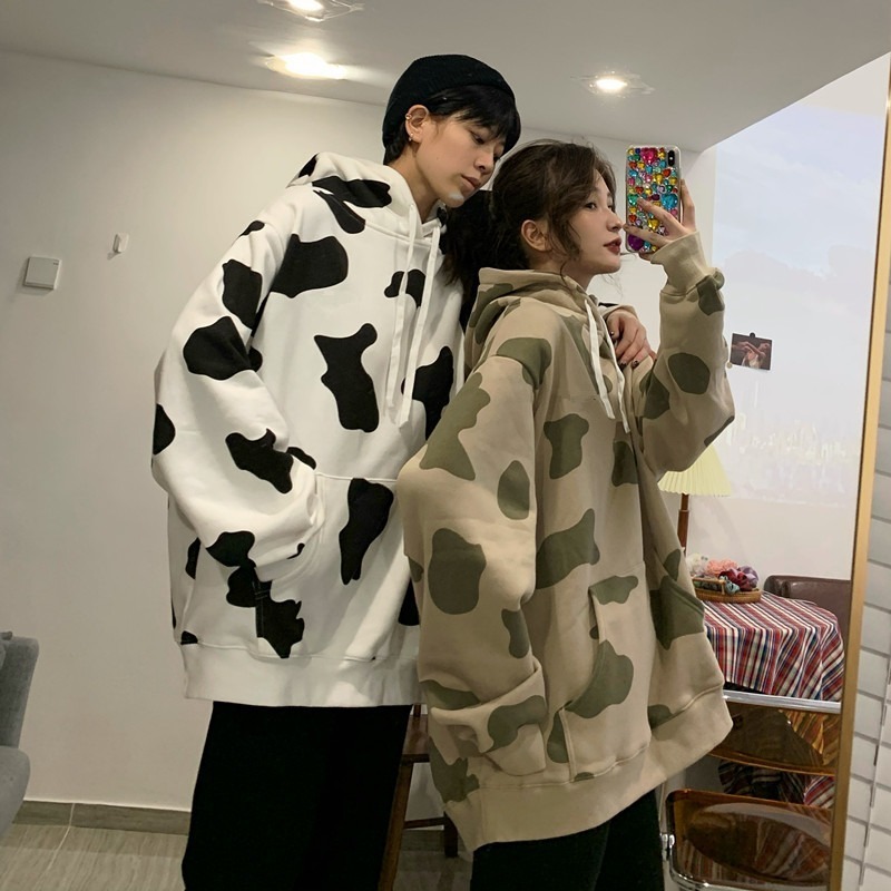 Autumn Cute Hoodies Women Jacket Fleece Hoodie Sweatshirts Winter Oversized Sweatshirt Pullovers Hooded Coat 11827 210508