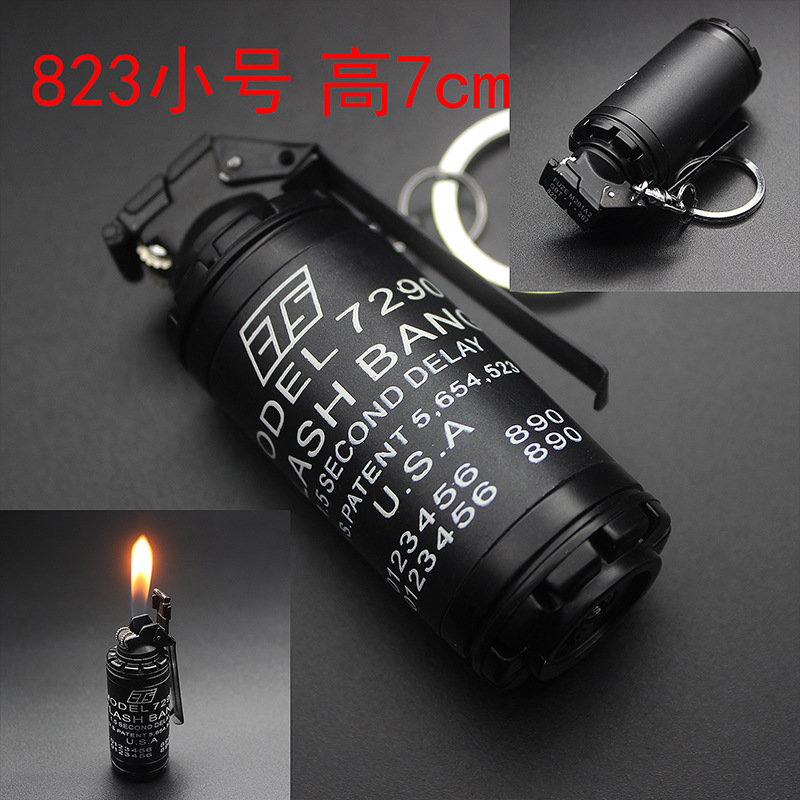 New Creative Military Small Model Smoke Bomb Inflatable Lighter Small Navy Blue Open Flame Interesting Lighter
New Creative Military Small Model Smoke Bomb Inflatable Lighter Small Navy Blue Open Flame Interesting Lighter