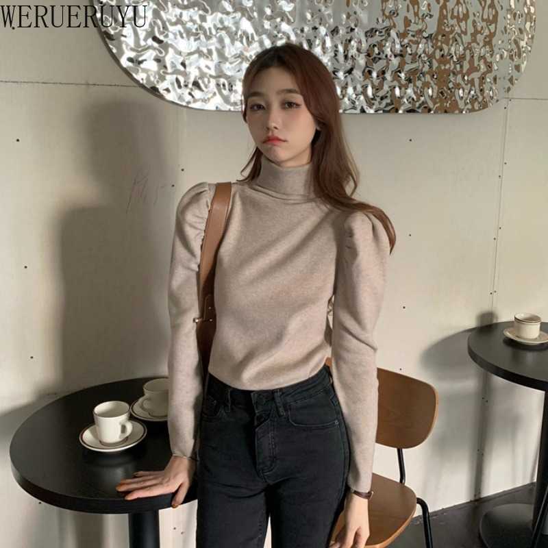 WERUERUYU Winter Turtleneck Sweater Women Pullover Long Sleeve Slim Knitted Sweater Tops Fashion Bottoming Shirt Sweaters 210608, Photo color
WERUERUYU Winter Turtleneck Sweater Women Pullover Long Sleeve Slim Knitted Sweater Tops Fashion Bottoming Shirt Sweaters 210608, Photo color