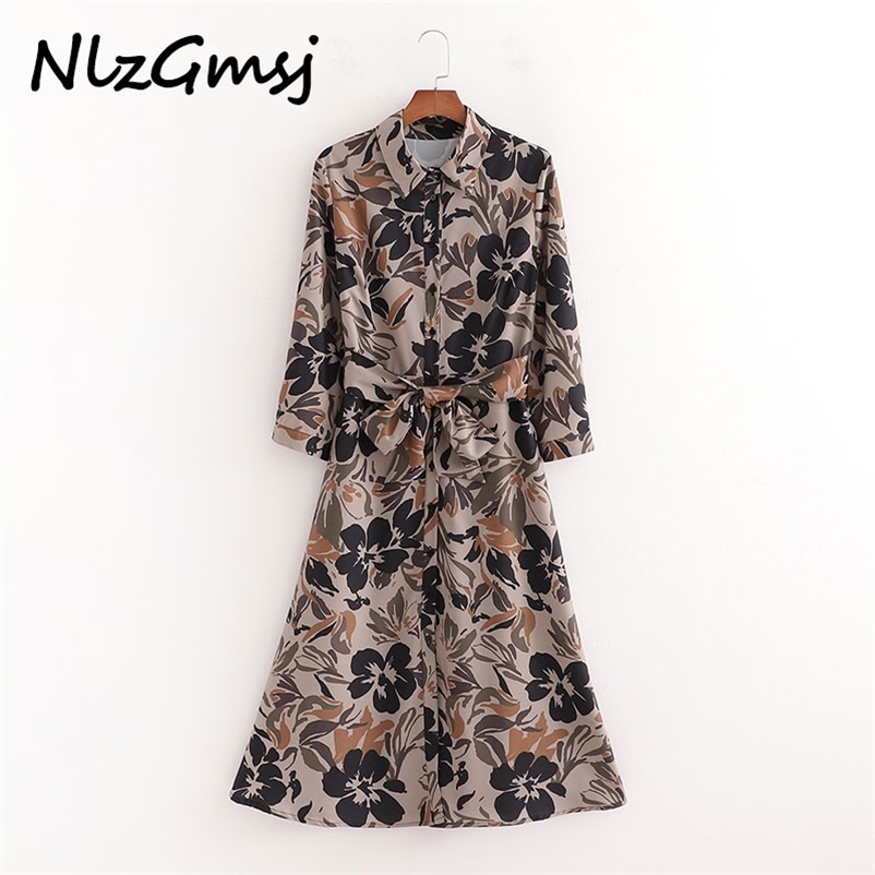 Dres fashion women flowers shirt dress arrival long sleeve ladies midi with slash 210628, As picture
Dres fashion women flowers shirt dress arrival long sleeve ladies midi with slash 210628, As picture