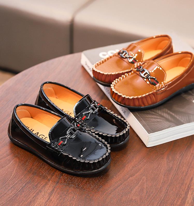 Children Shoes PU Leather Casual Styles Boys Girls Shoes Soft Comfortable Loafers Slip On Kids Shoes 26-35, Black
Children Shoes PU Leather Casual Styles Boys Girls Shoes Soft Comfortable Loafers Slip On Kids Shoes 26-35, Black