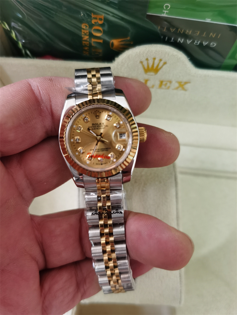 With Original Box Luxury Wristwatch 26mm 31mm 36mm 41mm Lovers Watches Diamond Mens Women Gold Face Automatic Wristwatches Designer Ladies Watch 281333