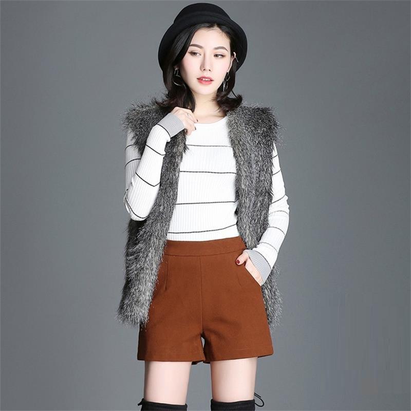 Autumn And Winter Women's Wear Elastic Waist Shorts Casual Loose Thin Wild Versatile