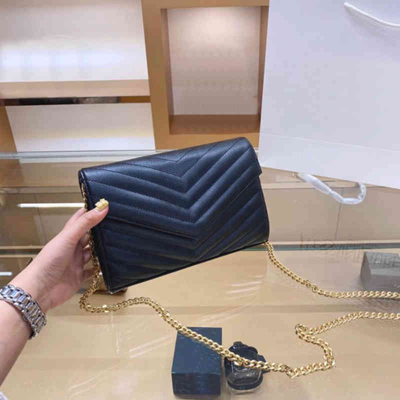 Evening Bags High-end Shoulder Crossbody Designer bag Cross body Handbags Clutch Wallet Fashion luxury Two-color chain Grain genuine leather size 24 9YAL, 1# packing bag
Evening Bags High-end Shoulder Crossbody Designer bag Cross body Handbags Clutch Wallet Fashion luxury Two-color chain Grain genuine leather size 24 9YAL, 1# packing bag