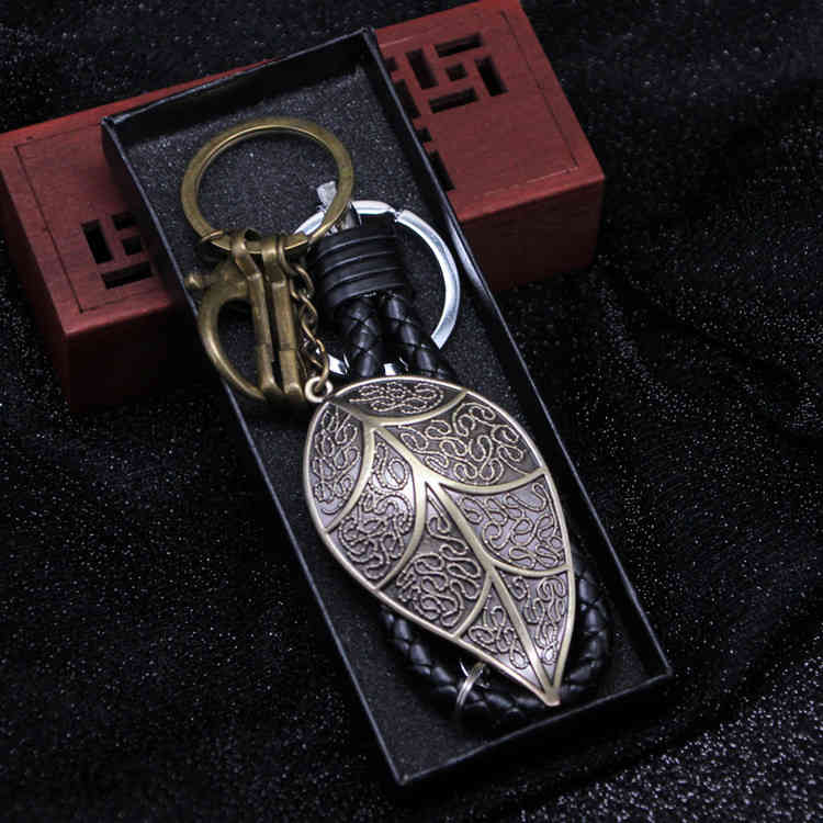 Key Rings Metal Chain Combat Aircraft Car Chinese Style Character Ring Pendant
