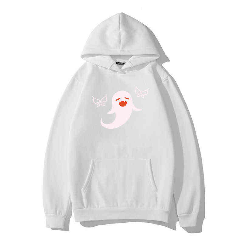 Genshin Impact Hu Tao Cape Hoodie Women Men Kawaii Cartoon Manga Aesthetic Game Streatwear Pullover Harajuku Casual Hi Hop 211108