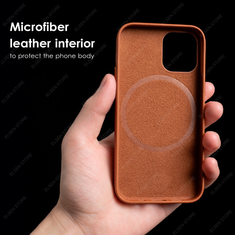 Official Genuine Leather iPhone 13 Promax 13mini Cases Magsafing Luxury 1:1 Wireless Charge Cover iPhone 12 Pro Max phone case
Official Genuine Leather iPhone 13 Promax 13mini Cases Magsafing Luxury 1:1 Wireless Charge Cover iPhone 12 Pro Max phone case