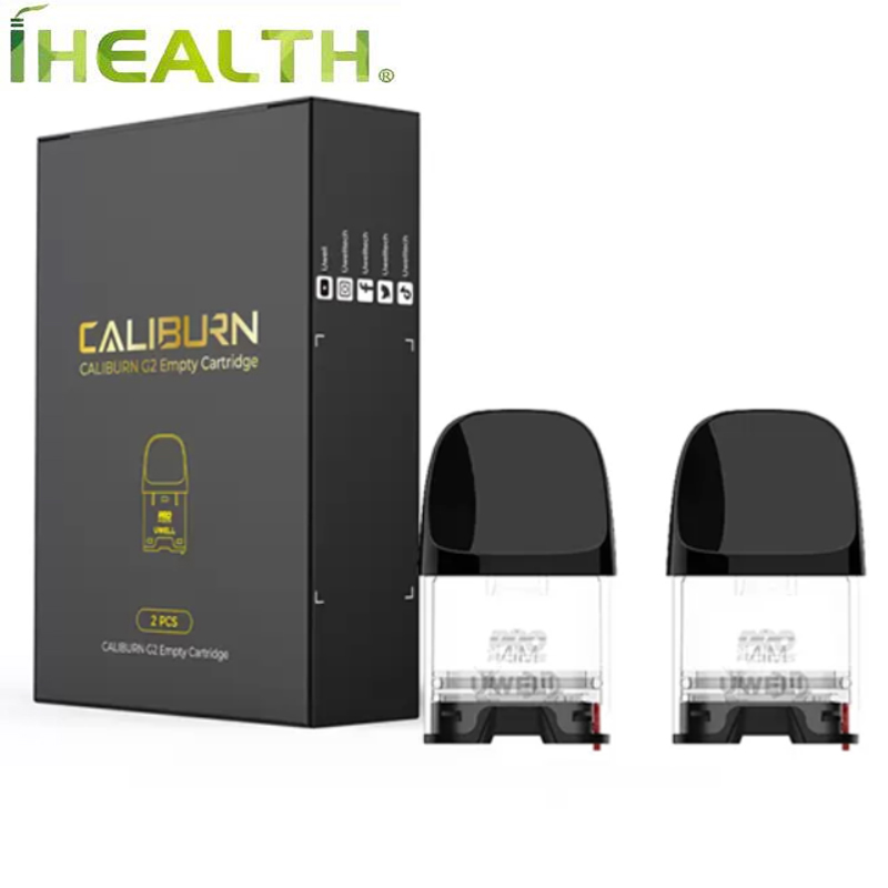 Original Uwell Caliburn G2 Empty Pod Cartridge 2ml Atomizer Compatible with 1.0ohm and 0.8ohm coil of Caliburn-G for CaliburnG2 Pod-System Kit
Original Uwell Caliburn G2 Empty Pod Cartridge 2ml Atomizer Compatible with 1.0ohm and 0.8ohm coil of Caliburn-G for CaliburnG2 Pod-System Kit