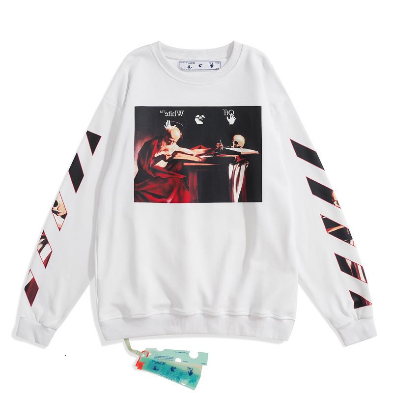 Autumn and Winter 2021 New Off Caravaggio Oil Painting Series Printed Round Neck Pullover Terry Sweater Batch, White
Autumn and Winter 2021 New Off Caravaggio Oil Painting Series Printed Round Neck Pullover Terry Sweater Batch, White