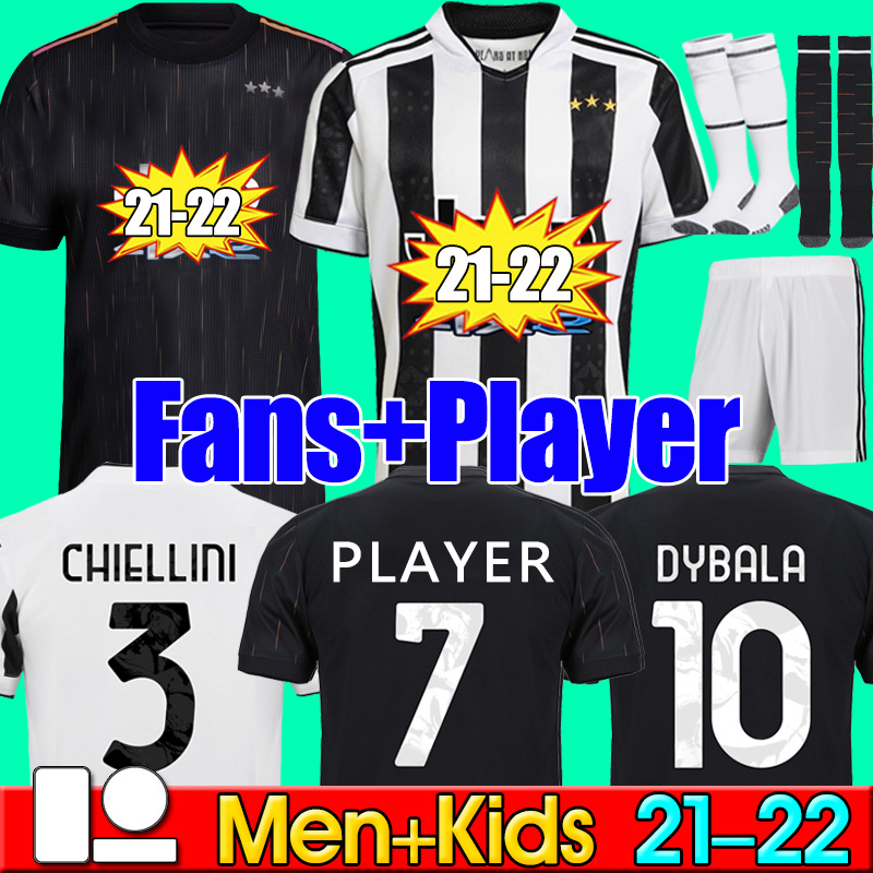 Thailand soccer jerseys 2021 2022 RONALDO DYBALA MORATA CHIESA McKENNIE 21 22 juventus football kit shirt JUVE Men Kids kit with socks Fans, Black;yellow
Thailand soccer jerseys 2021 2022 RONALDO DYBALA MORATA CHIESA McKENNIE 21 22 juventus football kit shirt JUVE Men Kids kit with socks Fans, Black;yellow