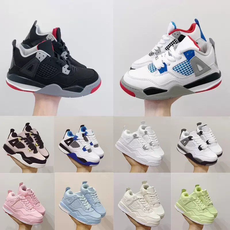 Top Quality Jumpman Kids 4 4s Basketball Shoes Raptors Bred Tattoo 3s Tinker Black Cement Big Kid Youth Boys Sport Children Sneakers, Color 8
Top Quality Jumpman Kids 4 4s Basketball Shoes Raptors Bred Tattoo 3s Tinker Black Cement Big Kid Youth Boys Sport Children Sneakers, Color 8