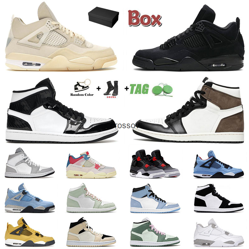 Top Jumpman 1 4 Basketball Shoes For Mens High Quality Designer Travis Scott 1s White Off Black Cat 4s Mid Carbon Fiber Dutch Green Men, A1 bubble gum 36-46
Top Jumpman 1 4 Basketball Shoes For Mens High Quality Designer Travis Scott 1s White Off Black Cat 4s Mid Carbon Fiber Dutch Green Men, A1 bubble gum 36-46