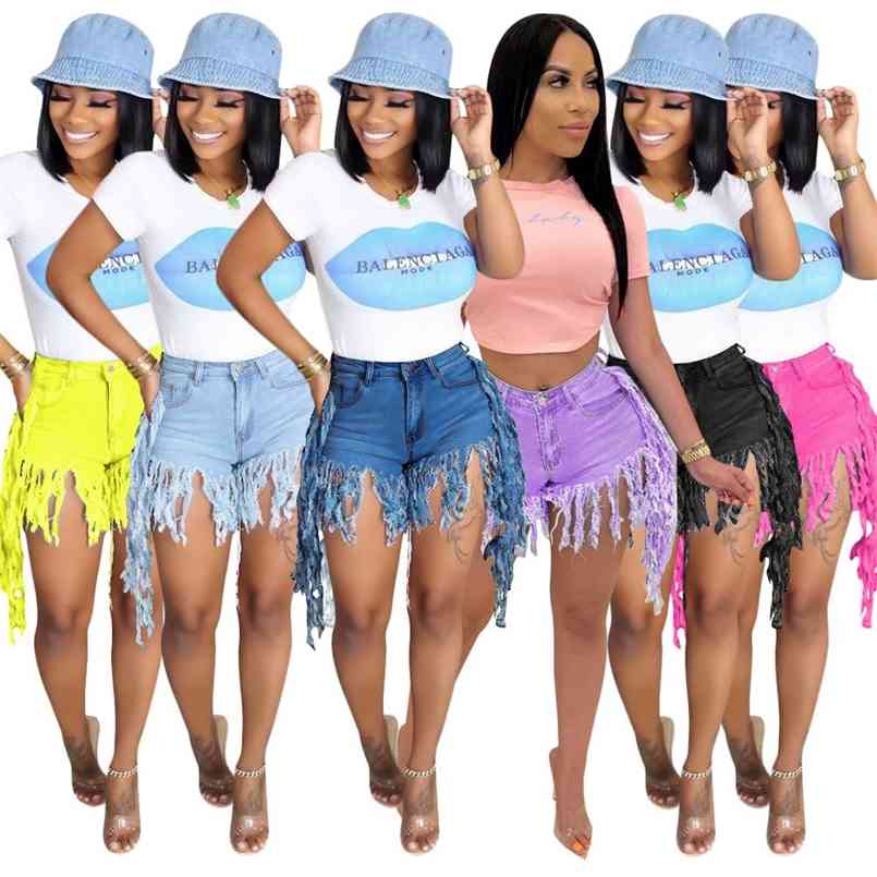 Plus Size Women Summer Shorts Jeans Tassel High Waist Casual Zipper Fly Street Night Club Denim Skinny GL561 210720, Fuchsia
Plus Size Women Summer Shorts Jeans Tassel High Waist Casual Zipper Fly Street Night Club Denim Skinny GL561 210720, Fuchsia