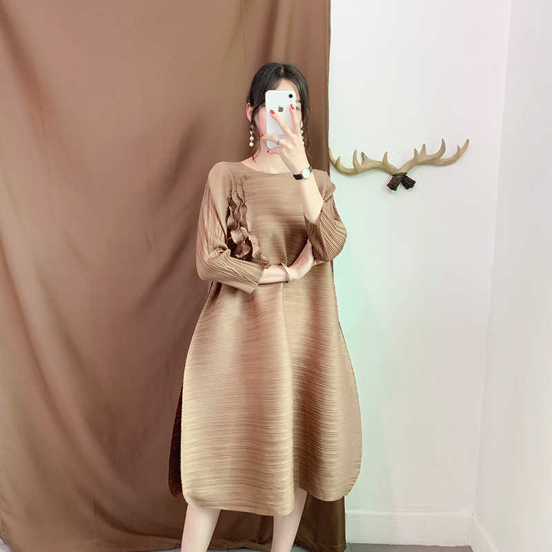 Solid O Neck Loose Oversized Three Quarter Slim Mid Calf Dresses for Women 210615, Black
Solid O Neck Loose Oversized Three Quarter Slim Mid Calf Dresses for Women 210615, Black
