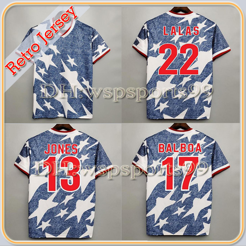 1994 US Away Shirt retro soccer jerseys Wegerle Lalas Ramos Balboa United States 94 America classic football shirts, Black;yellow
1994 US Away Shirt retro soccer jerseys Wegerle Lalas Ramos Balboa United States 94 America classic football shirts, Black;yellow