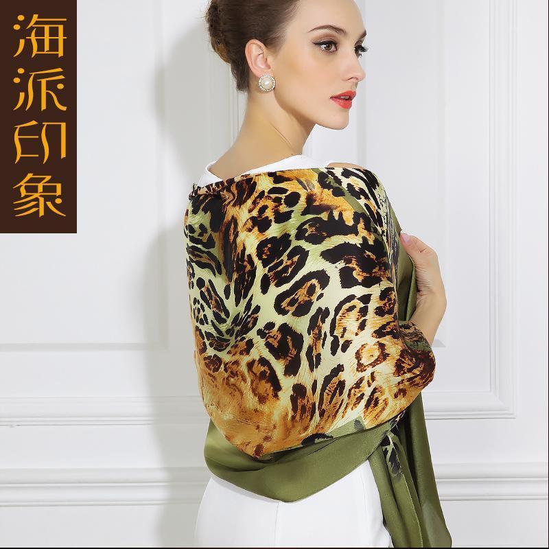 Scarves Autumn And Winter Silk Long Mulberry Versatile Leopard Print Gift Box, Blue;gray
Scarves Autumn And Winter Silk Long Mulberry Versatile Leopard Print Gift Box, Blue;gray