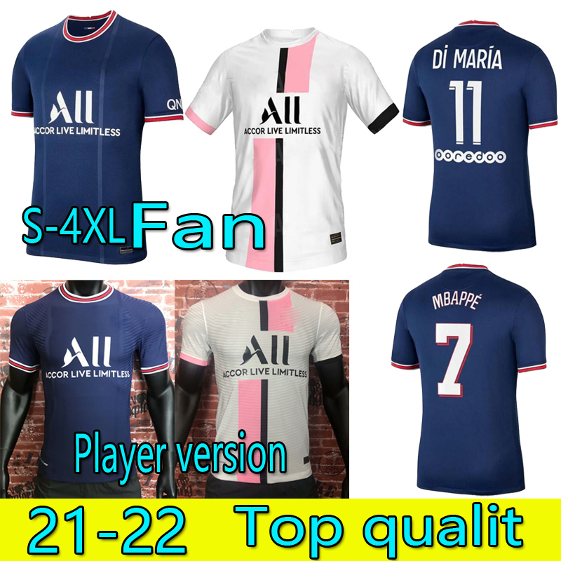 Fan+Player version Paris Soccer Jersey Home Away 21/22 MBAPPE KEAN MARQUINHOS KIMPEMBE VERRATTI CAVANI Sergio Ramos DI MARIA 2021 2022 football Shirt uniforms
Fan+Player version Paris Soccer Jersey Home Away 21/22 MBAPPE KEAN MARQUINHOS KIMPEMBE VERRATTI CAVANI Sergio Ramos DI MARIA 2021 2022 football Shirt uniforms