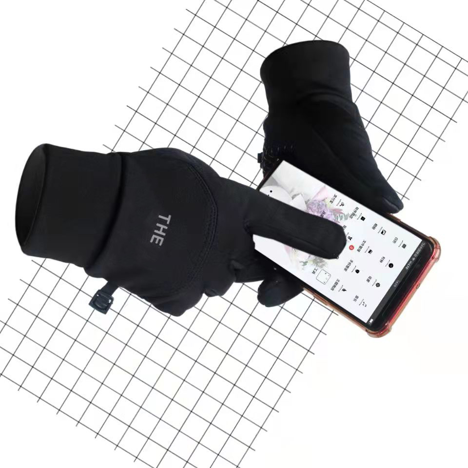 Outdoor Warm FullFinger Touch Screen Gloves For Men Women Winter Windproof Waterproof NonSlip Thickened ColdProof Driving Glove