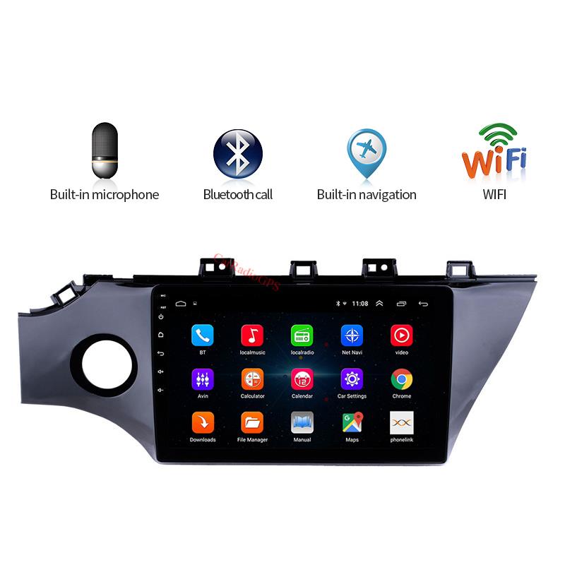 Car DVD Player for Kia RIO K2 2017-2018 with Radio AUX MP3 support TV OBD DVR Steer Wheel Control 10 inch Android
