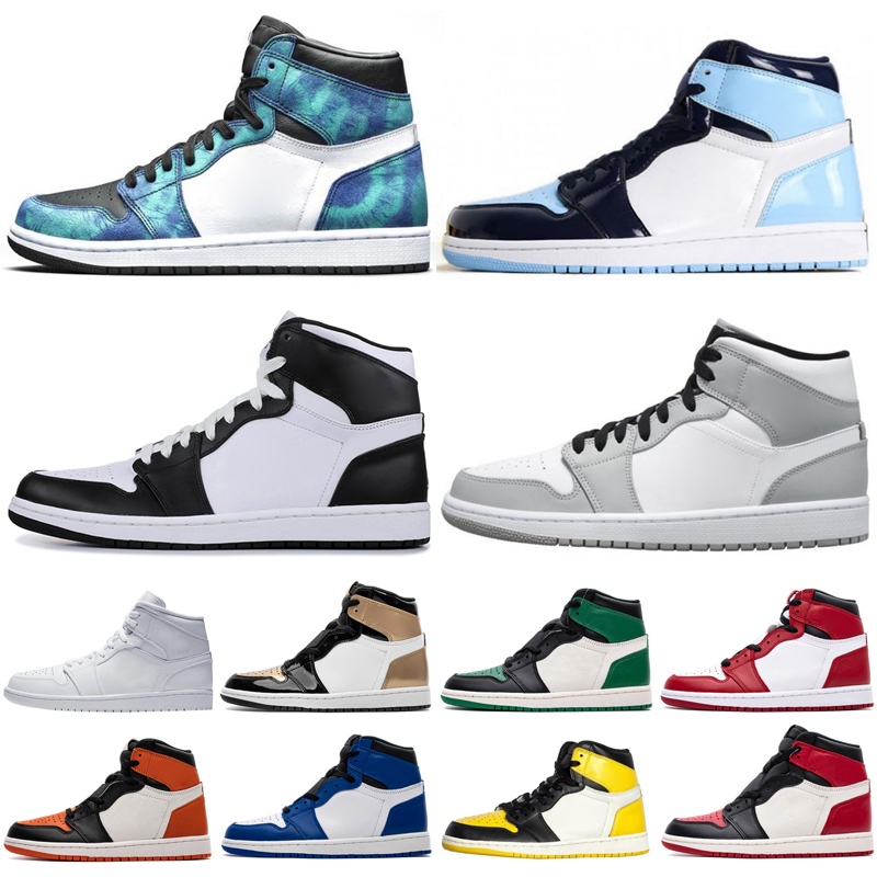 Jump 1 OG 1s Mens Basketball Shoes Electro Orange Obsidian UNC Hyper Royal University Blue Lucky Green Bred Patent Women Sneakers Trainers Size 36-46 zz, Color 10
Jump 1 OG 1s Mens Basketball Shoes Electro Orange Obsidian UNC Hyper Royal University Blue Lucky Green Bred Patent Women Sneakers Trainers Size 36-46 zz, Color 10
