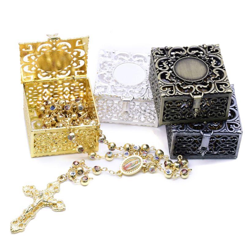 Jewelry Pouches, Bags Rosary Bead Box Necklace Metal Christian Catholic Religious Case Storage, Pink;blue
Jewelry Pouches, Bags Rosary Bead Box Necklace Metal Christian Catholic Religious Case Storage, Pink;blue