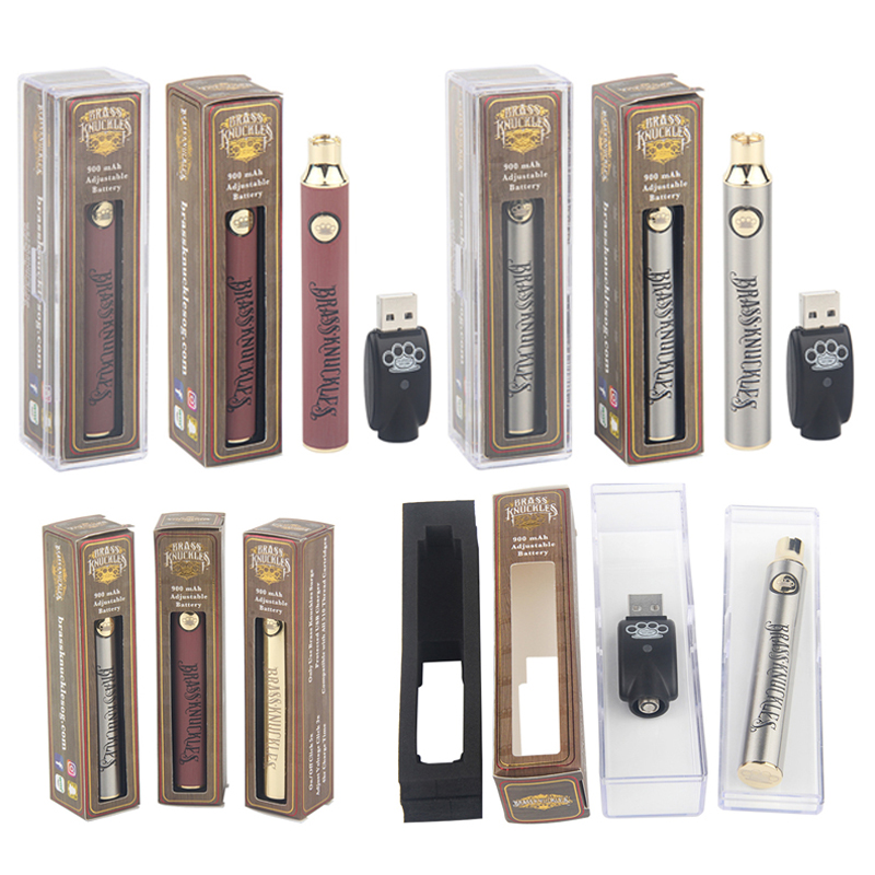 Brass Knuckles Battery 900mAh Gold Wood Slivery Preheat Adjustable Voltage Vape Pen BK 510 Thread Cartridges
Brass Knuckles Battery 900mAh Gold Wood Slivery Preheat Adjustable Voltage Vape Pen BK 510 Thread Cartridges