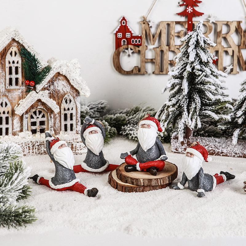 Christmas Decorations Santa Claus Decoration Ornaments Family Living Room Decorative Resin Desktop Pendant Gift
Christmas Decorations Santa Claus Decoration Ornaments Family Living Room Decorative Resin Desktop Pendant Gift