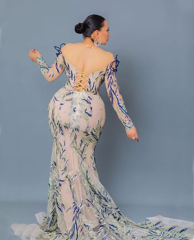 2022 Plus Size Arabic Aso Ebi Luxurious Mermaid Sexy Prom Dresses Sheer Neck Beaded Evening Formal Party Second Reception Gowns Dress ZJ550