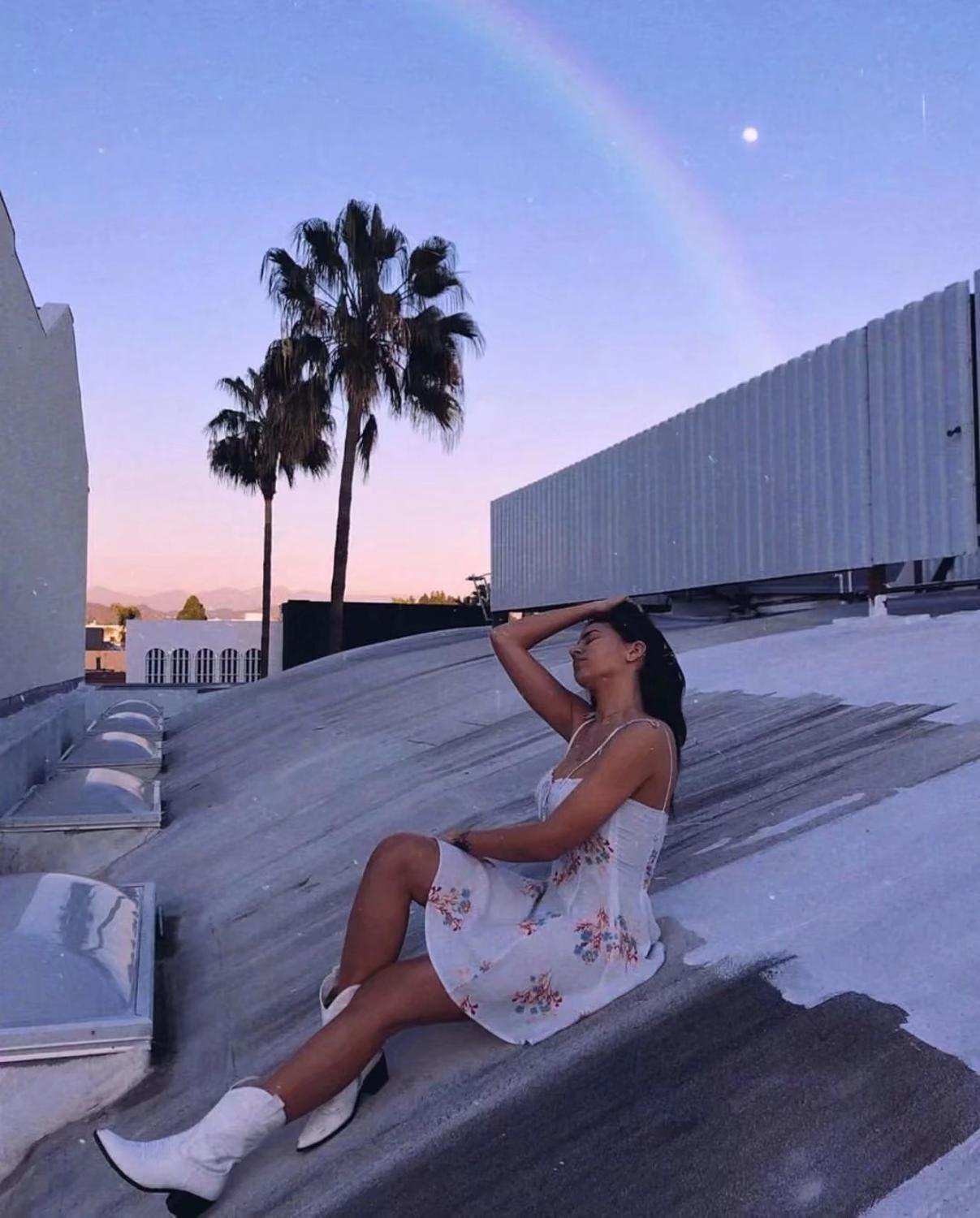 Summer Sexy Flower Print Cross Bandage Lacing up Bow Backless Sling Dress Holiday Woman Spaghetti Strap A line Short 210429