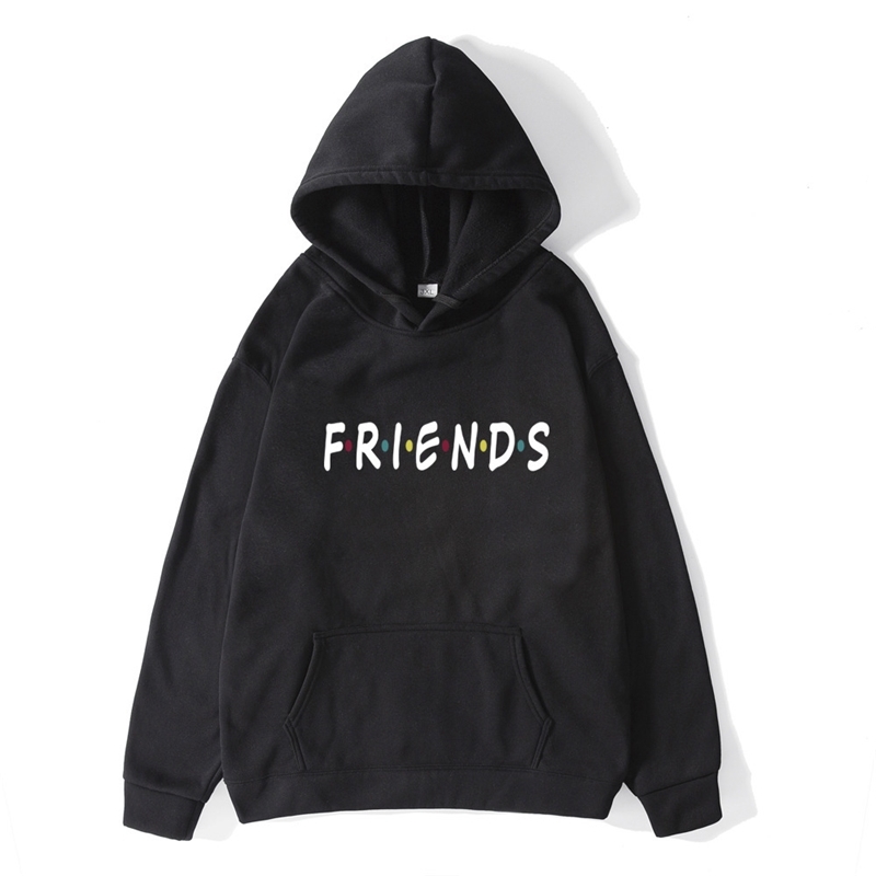 Spring and autumn Plush tide brand old friend drama letter printed men's sweater, Black
Spring and autumn Plush tide brand old friend drama letter printed men's sweater, Black