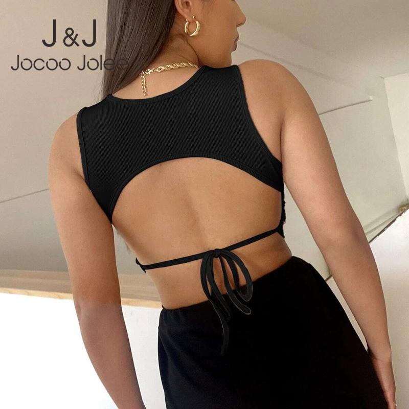 Women's Tanks & Camis Jocoo Jolee Elegant O Neck Vest Summer Casual Solid Yoga Elastics Skinny Cropped Tops Women Sexy Backless Knit Ribbed, White
Women's Tanks & Camis Jocoo Jolee Elegant O Neck Vest Summer Casual Solid Yoga Elastics Skinny Cropped Tops Women Sexy Backless Knit Ribbed, White