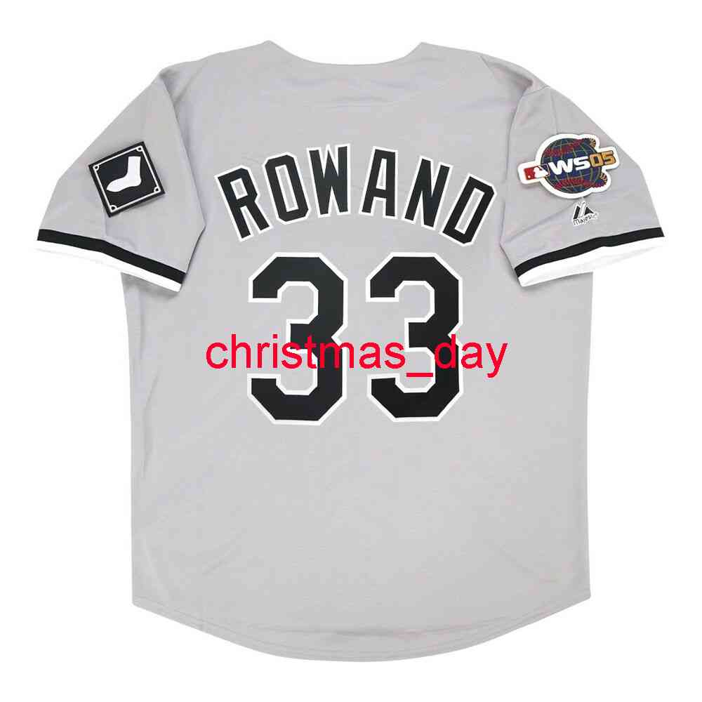 Custom sewing Aaron Rowand Chicago 2005 World Series Grey Road Jersey Men Women Youth Baseball Jersey -6XL
Custom sewing Aaron Rowand Chicago 2005 World Series Grey Road Jersey Men Women Youth Baseball Jersey -6XL