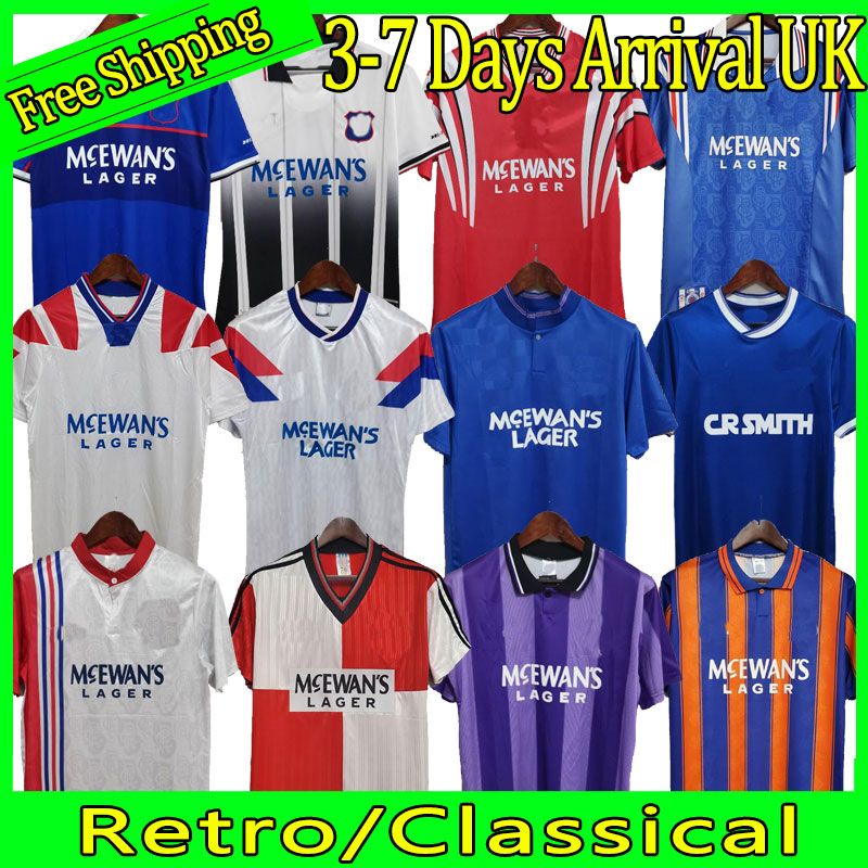 Glasgow rangers vintage 87 90 92 94 96 97 99 01 Retro jerseys red white blue away Ireland Soccer Shirts football kits Uniforms, Black;yellow
Glasgow rangers vintage 87 90 92 94 96 97 99 01 Retro jerseys red white blue away Ireland Soccer Shirts football kits Uniforms, Black;yellow